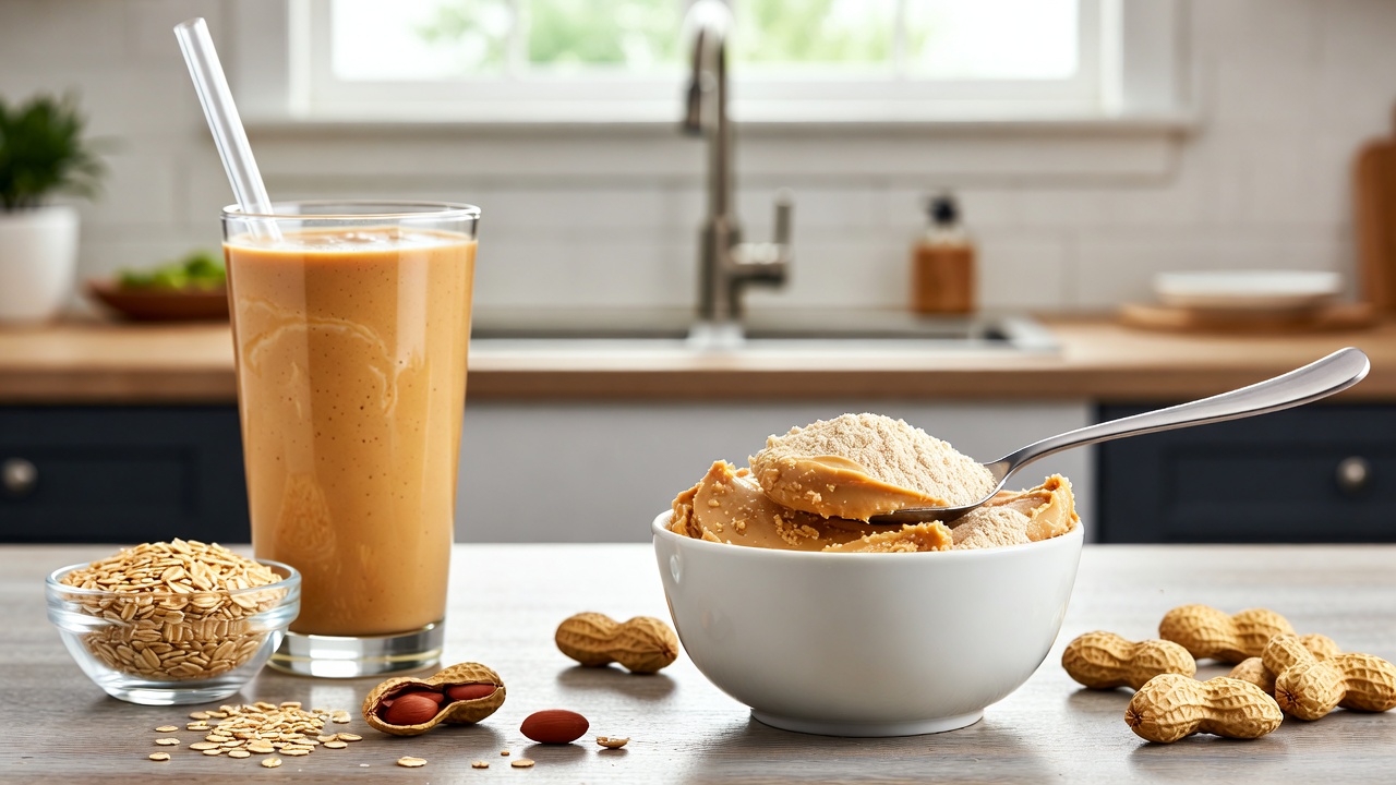 PB Fit powdered peanut butter nutrition facts with protein, calories, and low fat.